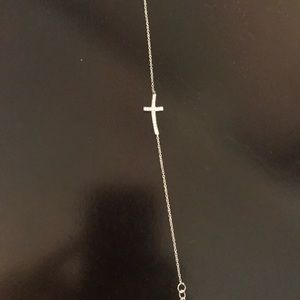 Silver Cross bracelet